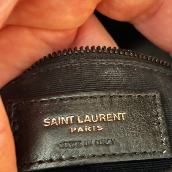 YSL lambskin black quilted shoulder bag - Picture 8 of 15